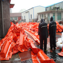 PVC Beach Trash Barrier Factory, Rubber Seaweed Fence Boom, PVC Boom for Sargassum